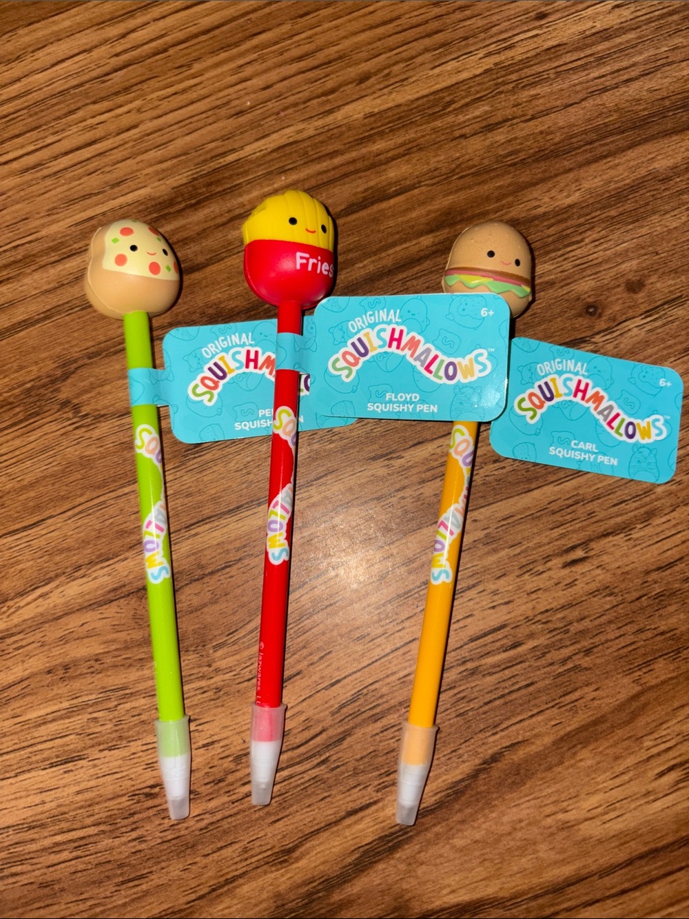 5/$10 Squishmallows Assorted Color Character Squishy Pens - Green, Red, Yellow